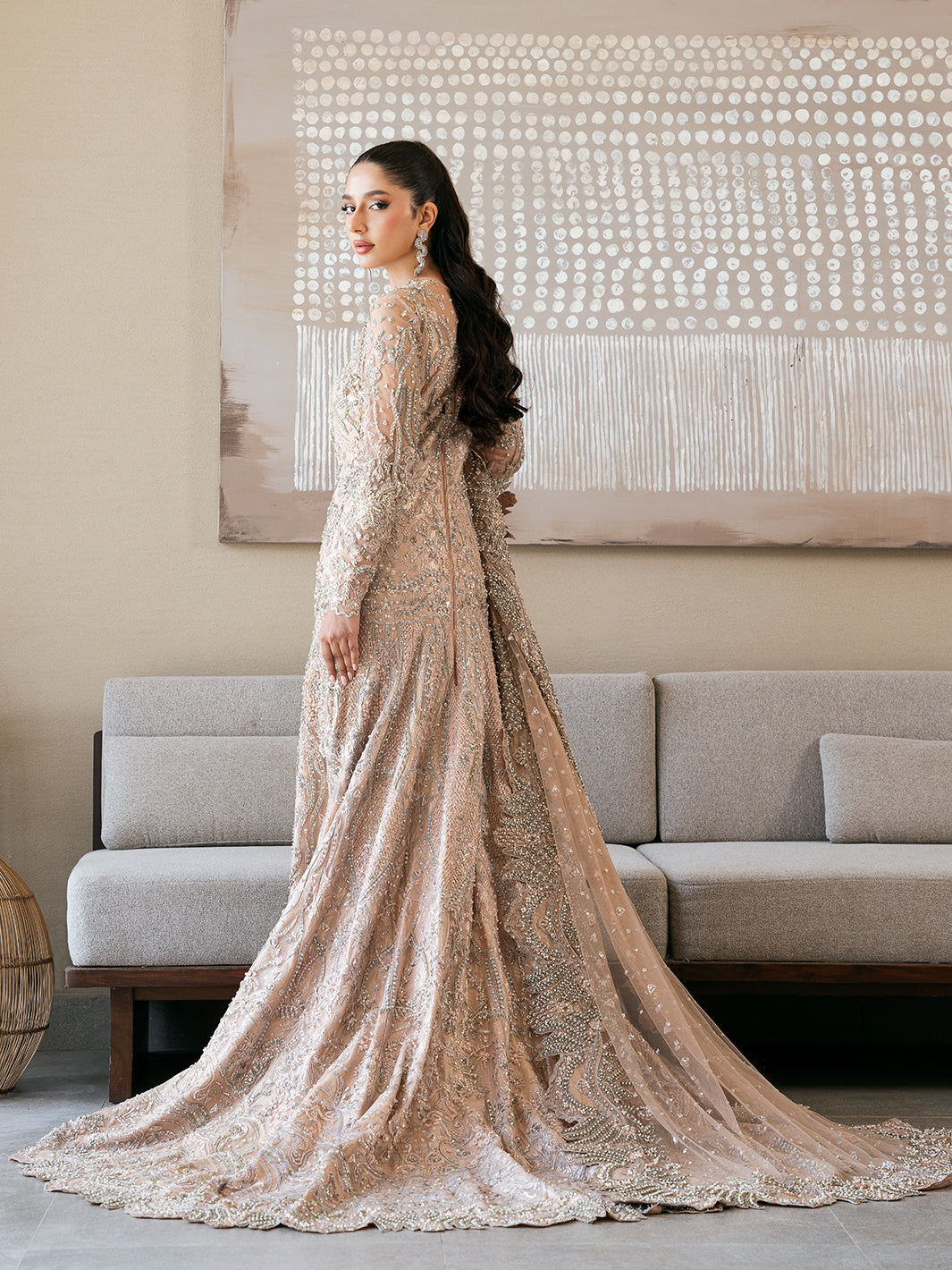 Epoque | Reverie Eternelle | Corail -  Epoque Ladies Clothes - Original Designer Dress - House of Maryam