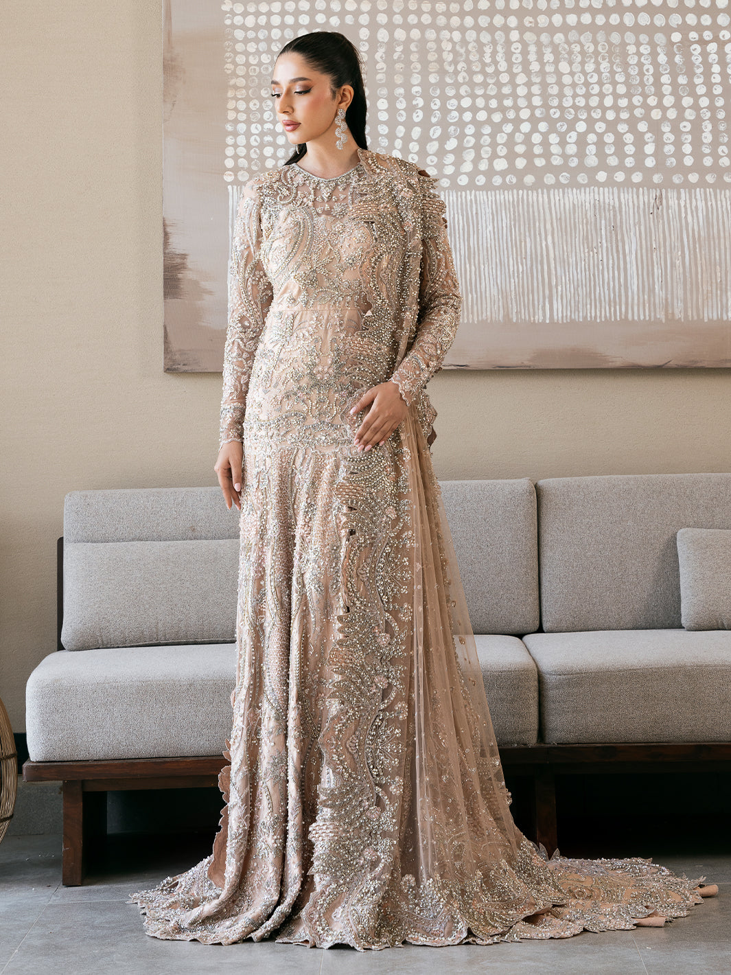 Epoque | Reverie Eternelle | Corail -  Epoque Ladies Clothes - Original Designer Dress - House of Maryam