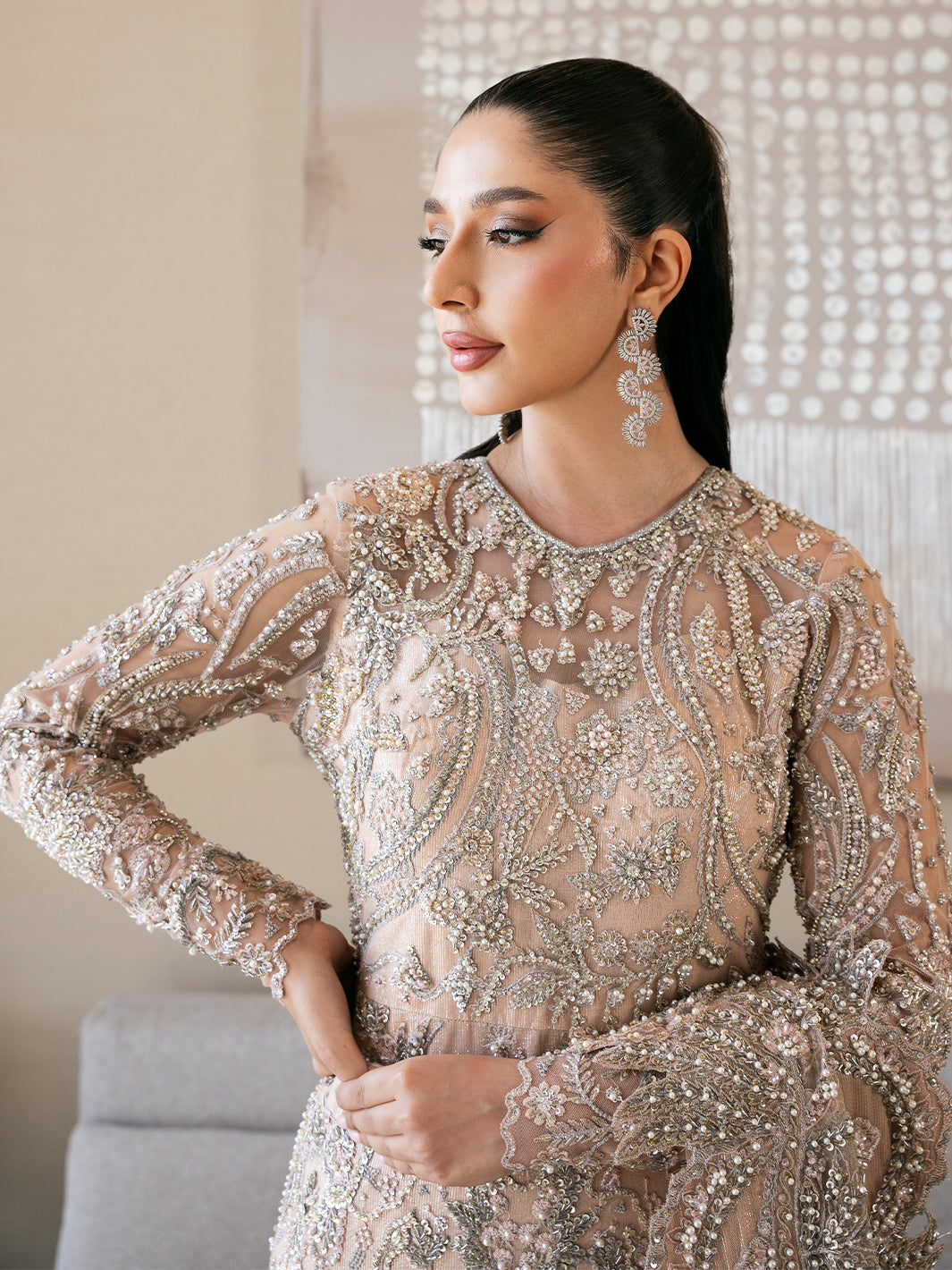 Epoque | Reverie Eternelle | Corail -  Epoque Ladies Clothes - Original Designer Dress - House of Maryam