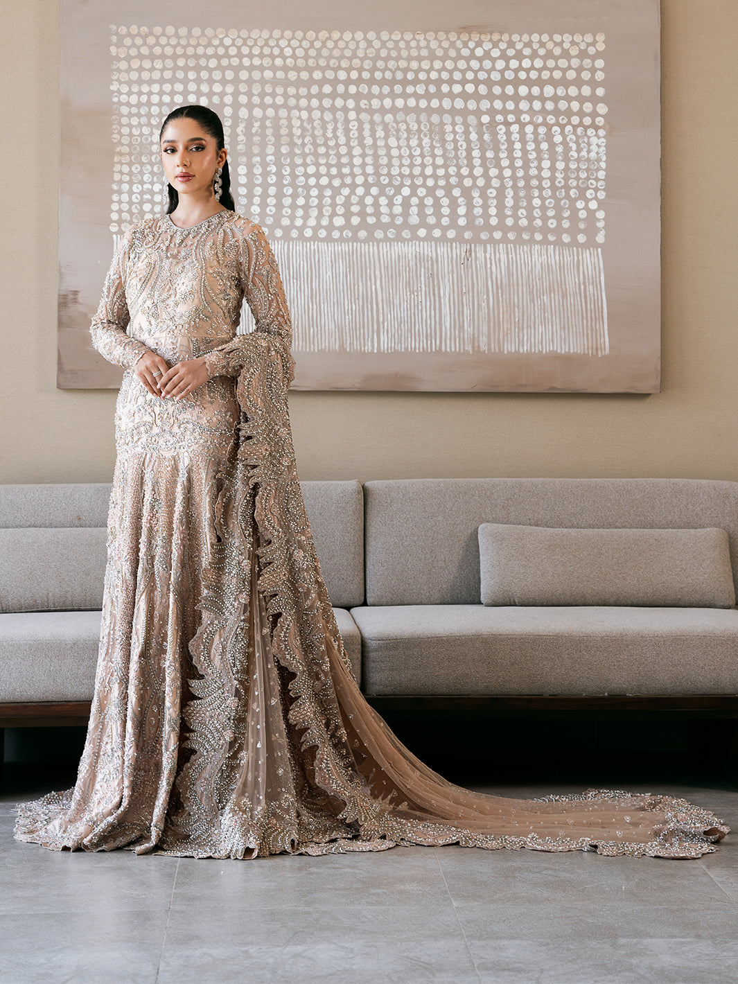 Epoque | Reverie Eternelle | Corail -  Epoque Ladies Clothes - Original Designer Dress - House of Maryam