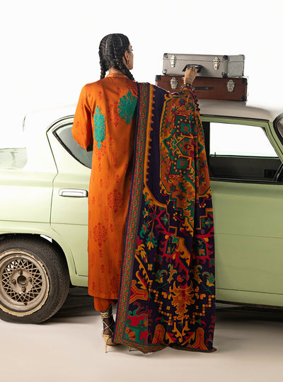 Zainab Chottani | Winter Shawl 25 | Suniva - D3