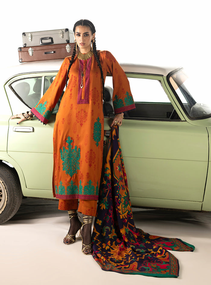 Zainab Chottani | Winter Shawl 25 | Suniva - D3, image 3