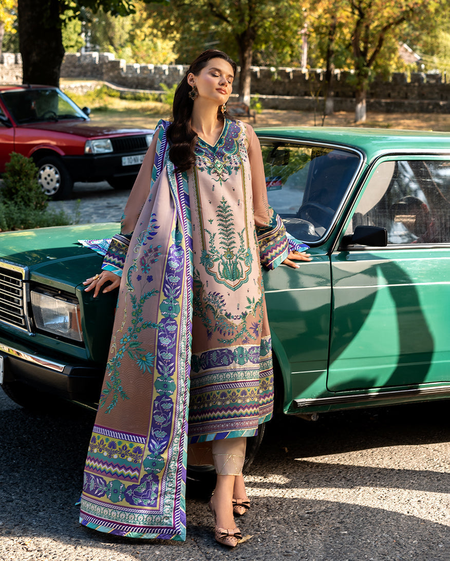 Mushq | Nirvana Printed Silk | Aurora Echo, image 4