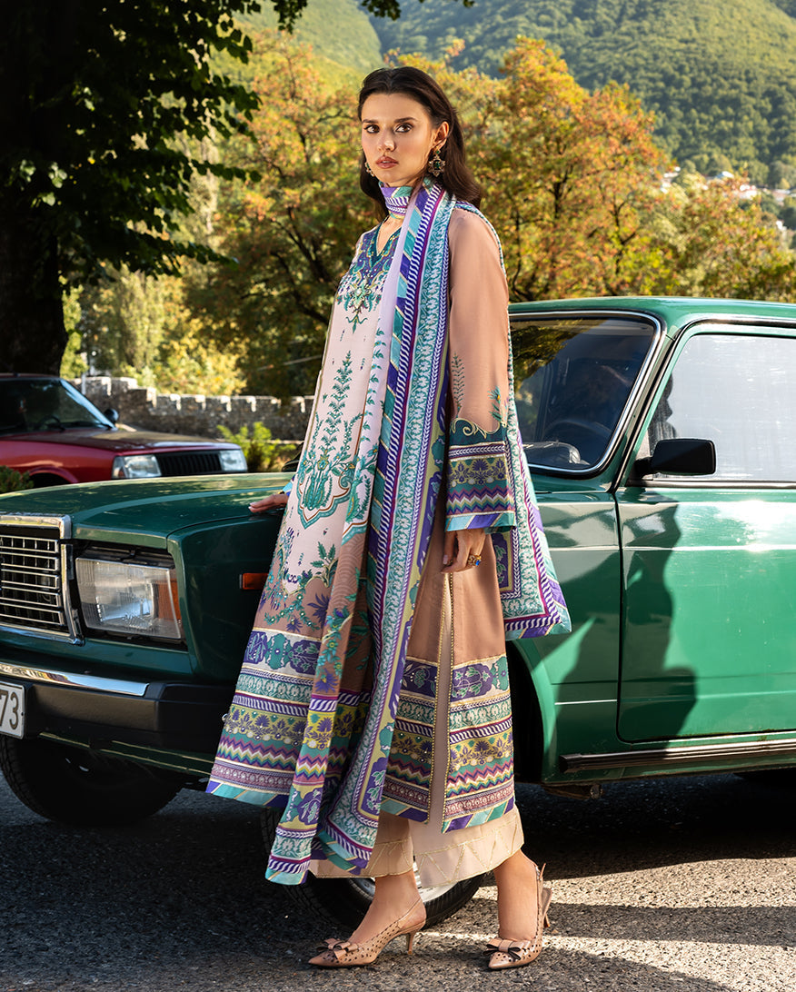 Mushq | Nirvana Printed Silk | Aurora Echo, image 2