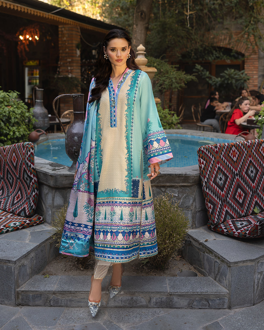 Mushq | Nirvana Printed Silk | Seraphic Dust