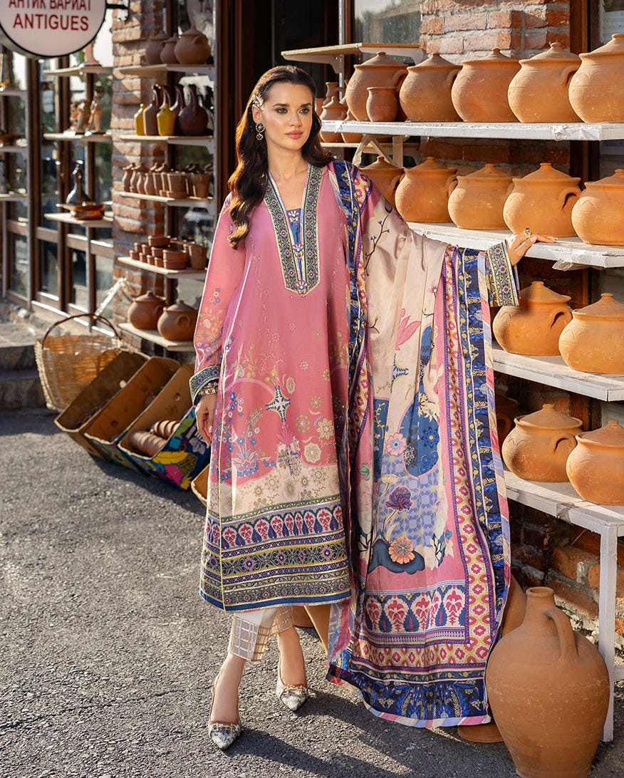 Mushq | Nirvana Printed Silk | Meridian Bloom