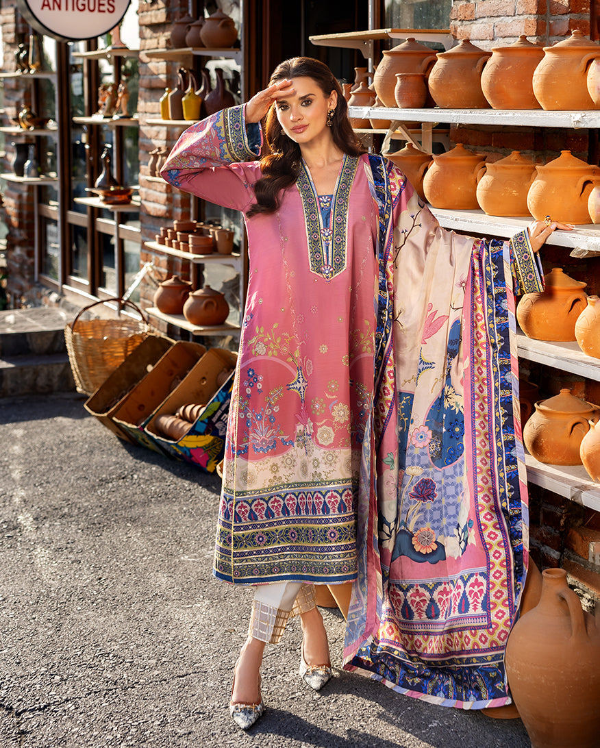 Mushq | Nirvana Printed Silk | Meridian Bloom, image 2