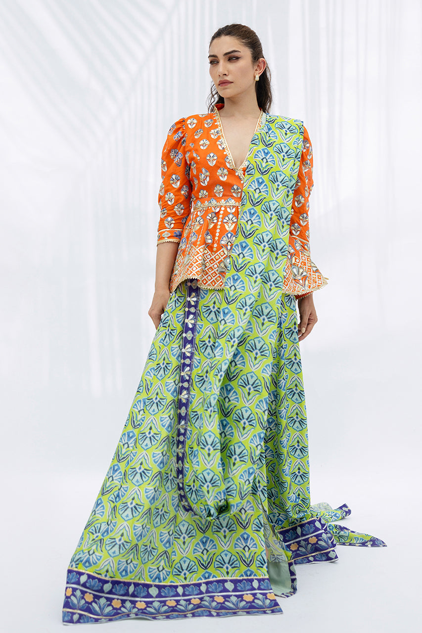Sania Maskatiya | Fall Festive Glimmer | Rue -  Sania Maskatiya Ladies Clothes - Original Designer Dress - House of Maryam