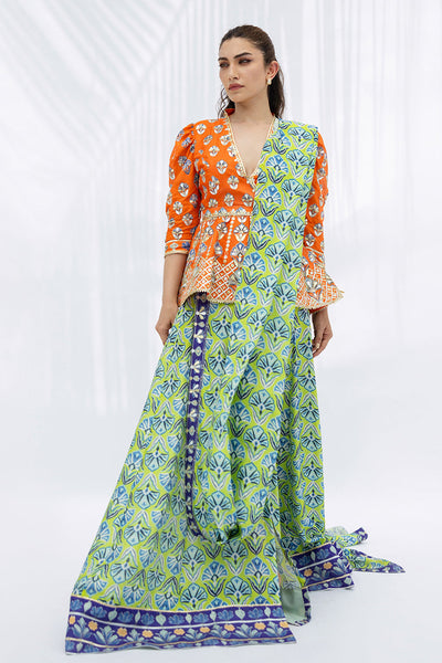 Sania Maskatiya | Fall Festive Glimmer | Rue -  Sania Maskatiya Ladies Clothes - Original Designer Dress - House of Maryam