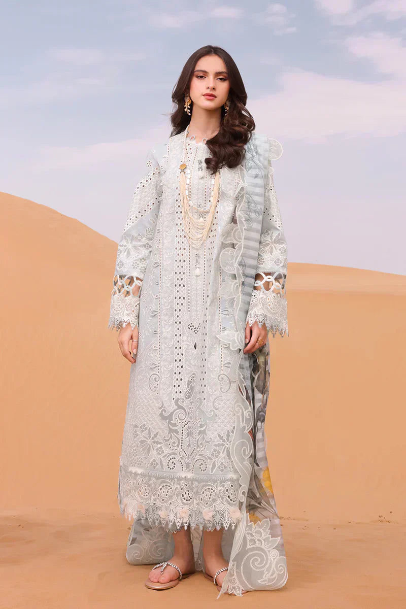 Qalamkar | Chikankari Eid Edit 24 | KM-06 APOLLINE by Designer Qalamkar - House of Maryam - Pakistani Designer Ethnic Wear in {{ shop.shopifyCountryName }}