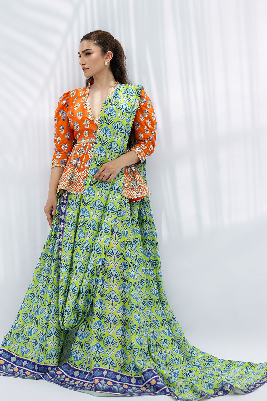Sania Maskatiya | Fall Festive Glimmer | Rue -  Sania Maskatiya Ladies Clothes - Original Designer Dress - House of Maryam