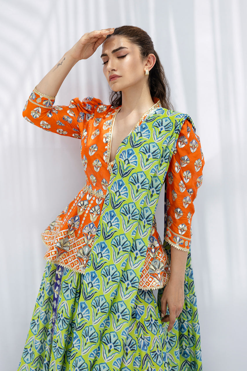 Sania Maskatiya | Fall Festive Glimmer | Rue -  Sania Maskatiya Ladies Clothes - Original Designer Dress - House of Maryam
