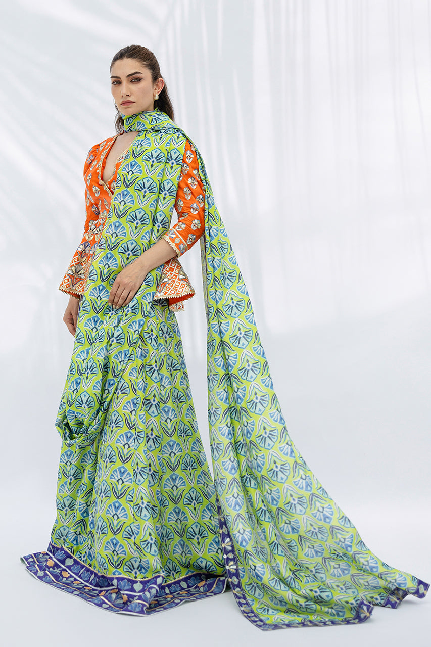 Sania Maskatiya | Fall Festive Glimmer | Rue -  Sania Maskatiya Ladies Clothes - Original Designer Dress - House of Maryam
