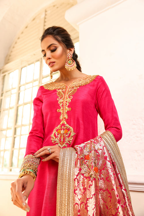 Maya | Wedding Formal Meherbano | AATSHI by Designer Maya - House of Maryam - Pakistani Designer Ethnic Wear in {{ shop.shopifyCountryName }}