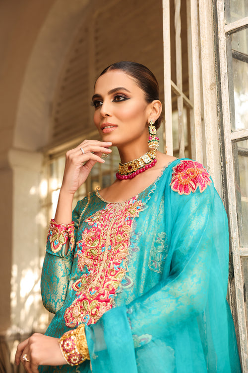 Maya | Wedding Formal Meherbano | FEROZA by Designer Maya - House of Maryam - Pakistani Designer Ethnic Wear in {{ shop.shopifyCountryName }}