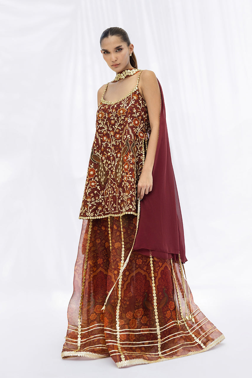 Sania Maskatiya | Fall Festive Glimmer | Tanira -  Sania Maskatiya Ladies Clothes - Original Designer Dress - House of Maryam