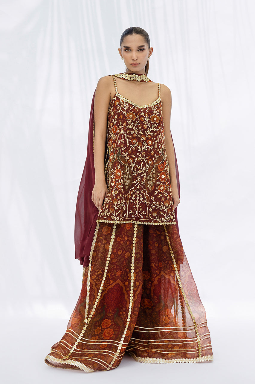Sania Maskatiya | Fall Festive Glimmer | Tanira -  Sania Maskatiya Ladies Clothes - Original Designer Dress - House of Maryam