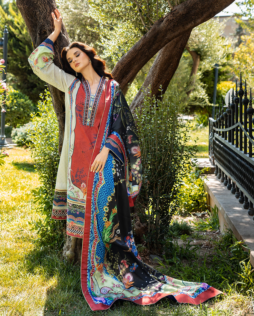 Mushq | Nirvana Printed Silk | Ethereal Gleam, image 2