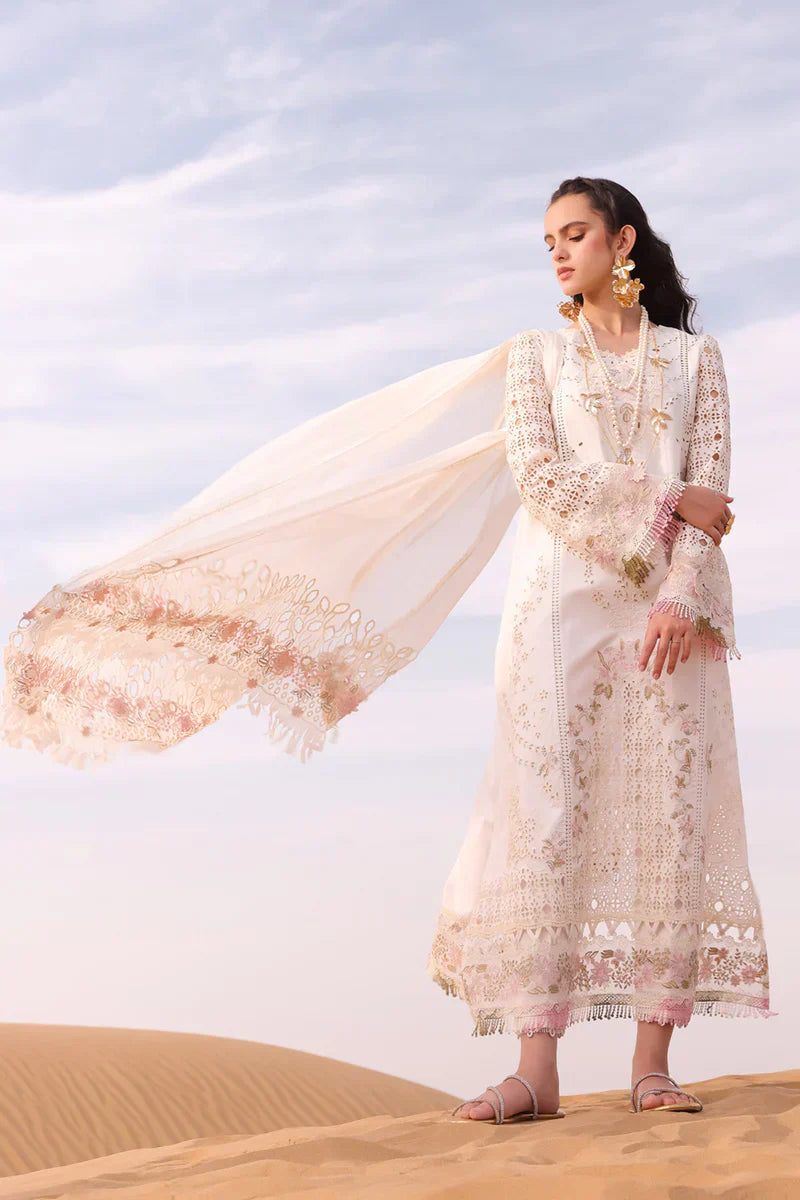 Qalamkar | Chikankari Eid Edit 24 | KM-02 SAOIRSE by Designer Qalamkar - House of Maryam - Pakistani Designer Ethnic Wear in {{ shop.shopifyCountryName }}