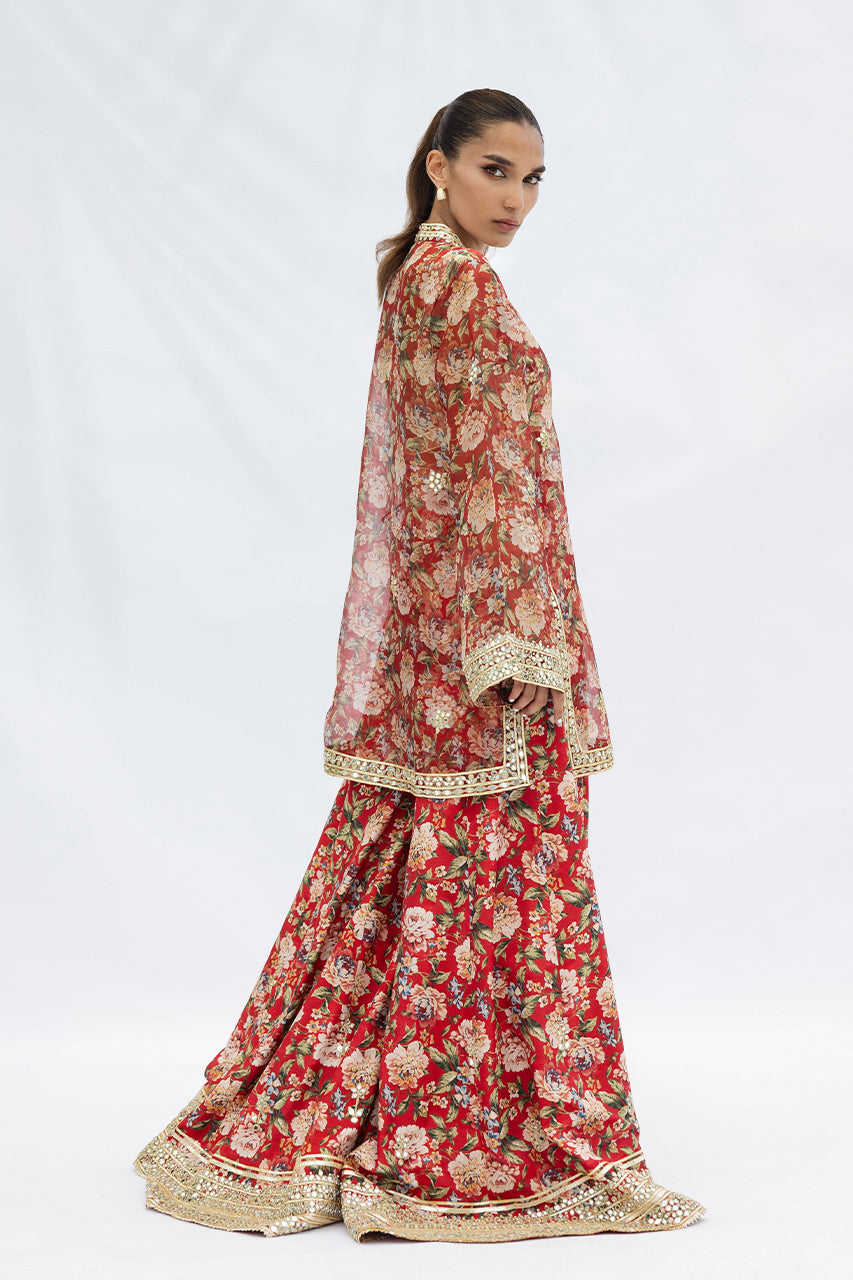Sania Maskatiya | Fall Festive Glimmer | Elise -  Sania Maskatiya Ladies Clothes - Original Designer Dress - House of Maryam
