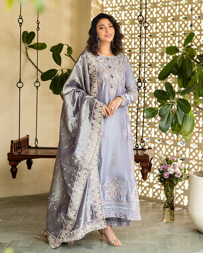 Mushq | Sunehri Lama Silk | Samiya