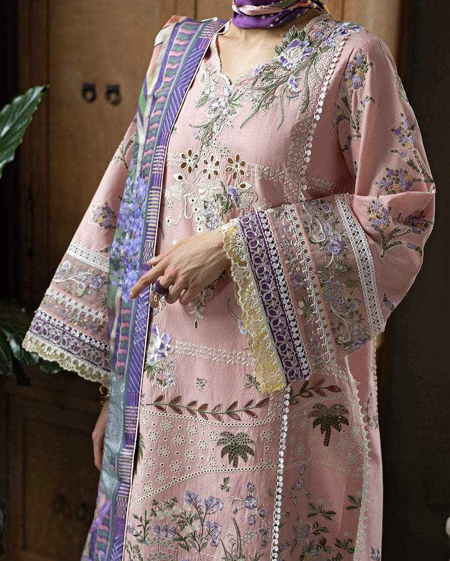 Esmel | Mon Tresor Luxe Lawn 26 | Rosy, image 5