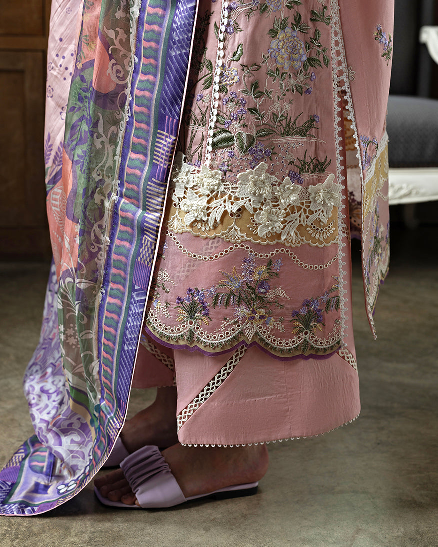 Esmel | Mon Tresor Luxe Lawn 26 | Rosy, image 4