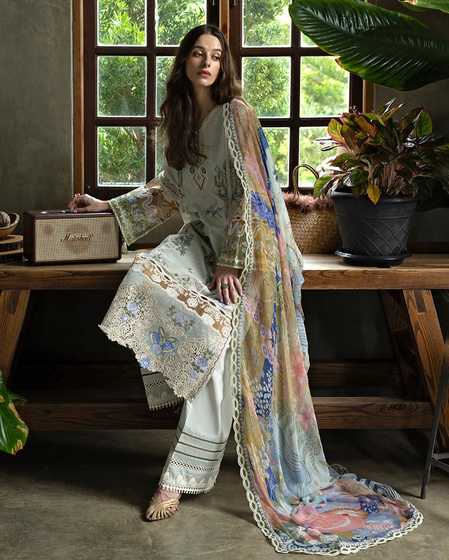Esmel | Mon Tresor Luxe Lawn 26 | Perla, image 5