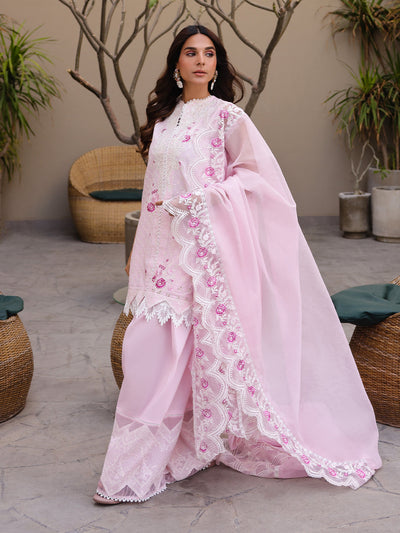 Faiza Faisal | Marine Luxury Lawn 25 | RENA -  Faiza Faisal Ladies Clothes - Original Designer Dress - House of Maryam