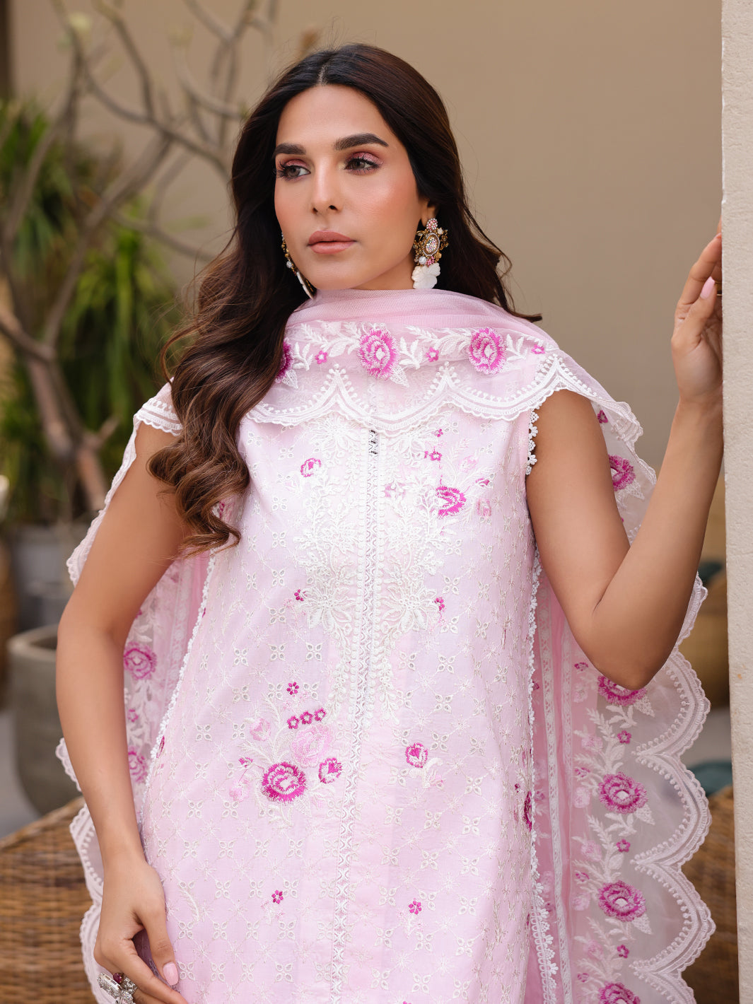 Faiza Faisal | Marine Luxury Lawn 25 | RENA -  Faiza Faisal Ladies Clothes - Original Designer Dress - House of Maryam