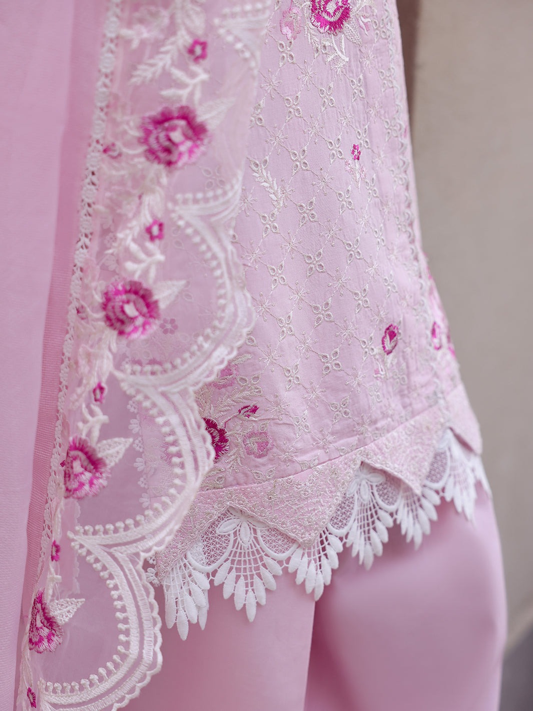 Faiza Faisal | Marine Luxury Lawn 25 | RENA -  Faiza Faisal Ladies Clothes - Original Designer Dress - House of Maryam
