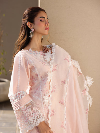 Faiza Faisal | Marine Luxury Lawn 25 | MARIA -  Faiza Faisal Ladies Clothes - Original Designer Dress - House of Maryam