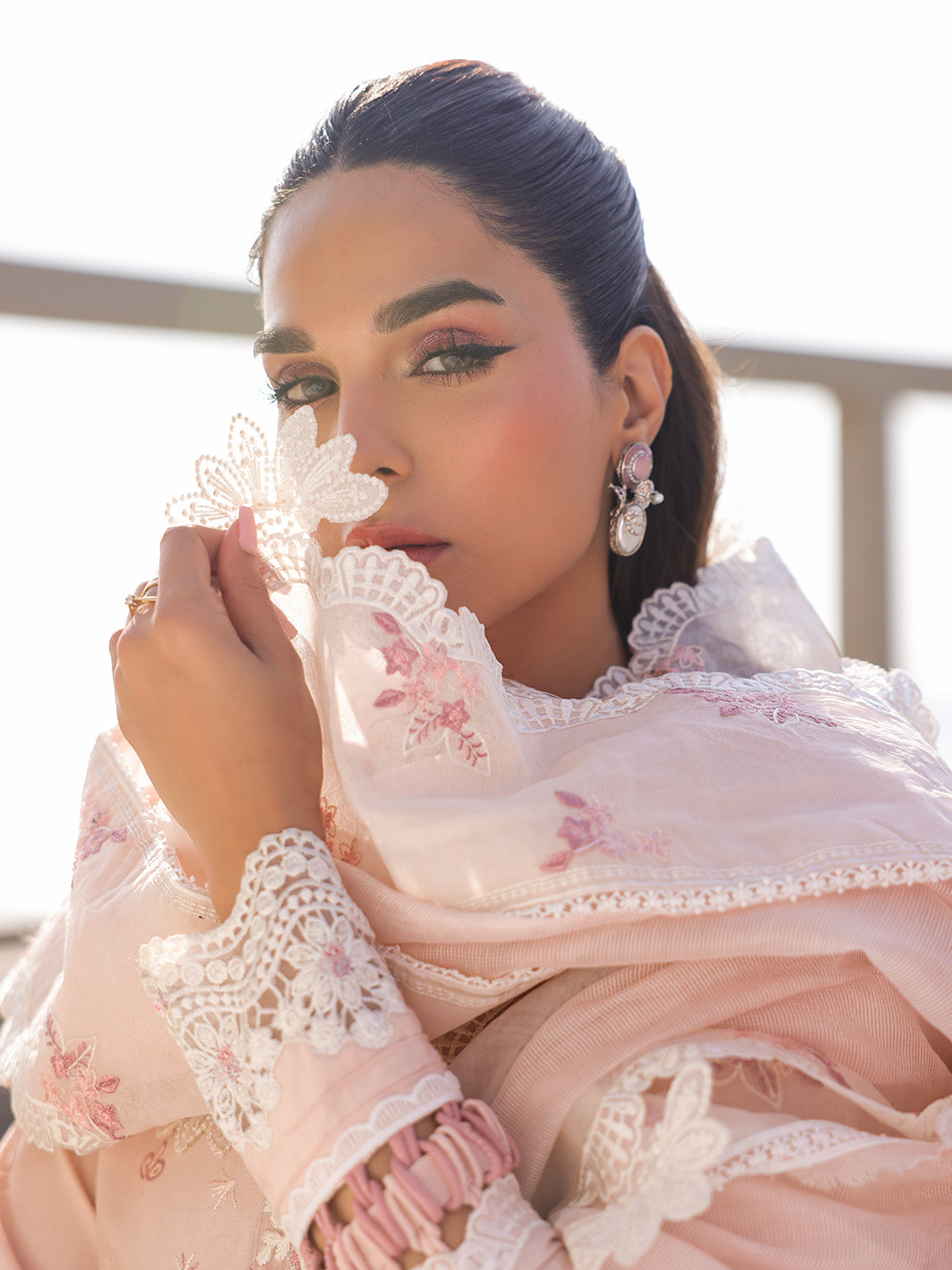 Faiza Faisal | Marine Luxury Lawn 25 | MARIA -  Faiza Faisal Ladies Clothes - Original Designer Dress - House of Maryam