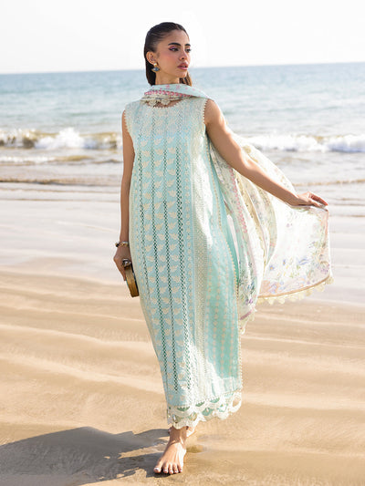 Faiza Faisal | Marine Luxury Lawn 25 | AINE -  Faiza Faisal Ladies Clothes - Original Designer Dress - House of Maryam