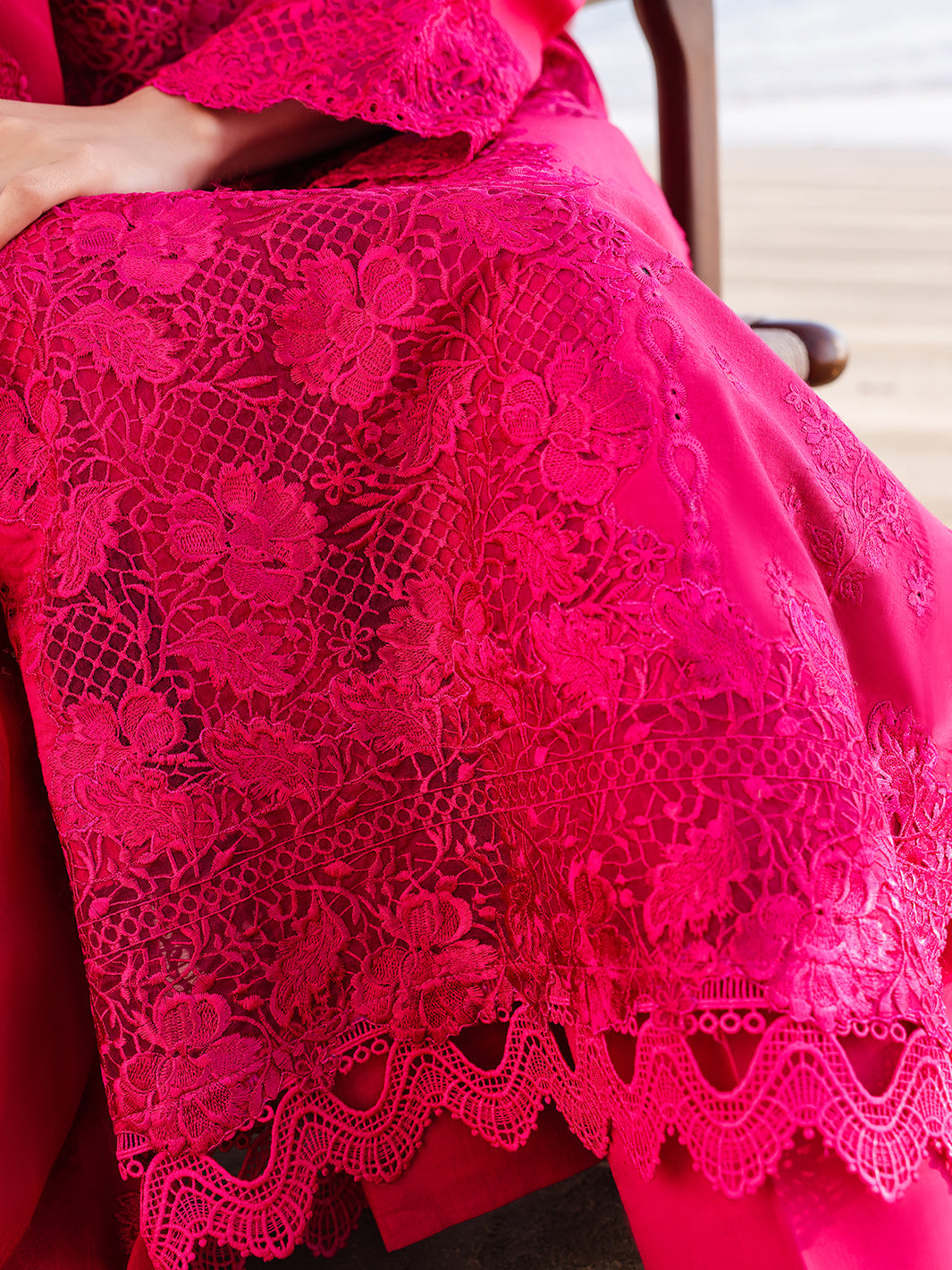 Faiza Faisal | Marine Luxury Lawn 25 | AROHA -  Lawn Ladies Clothes - Original Designer Dress - House of Maryam