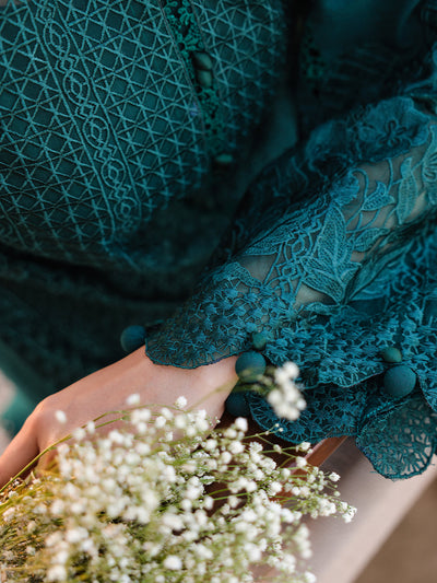 Faiza Faisal | Marine Luxury Lawn 25 | SOPHIA -  Faiza Faisal Ladies Clothes - Original Designer Dress - House of Maryam