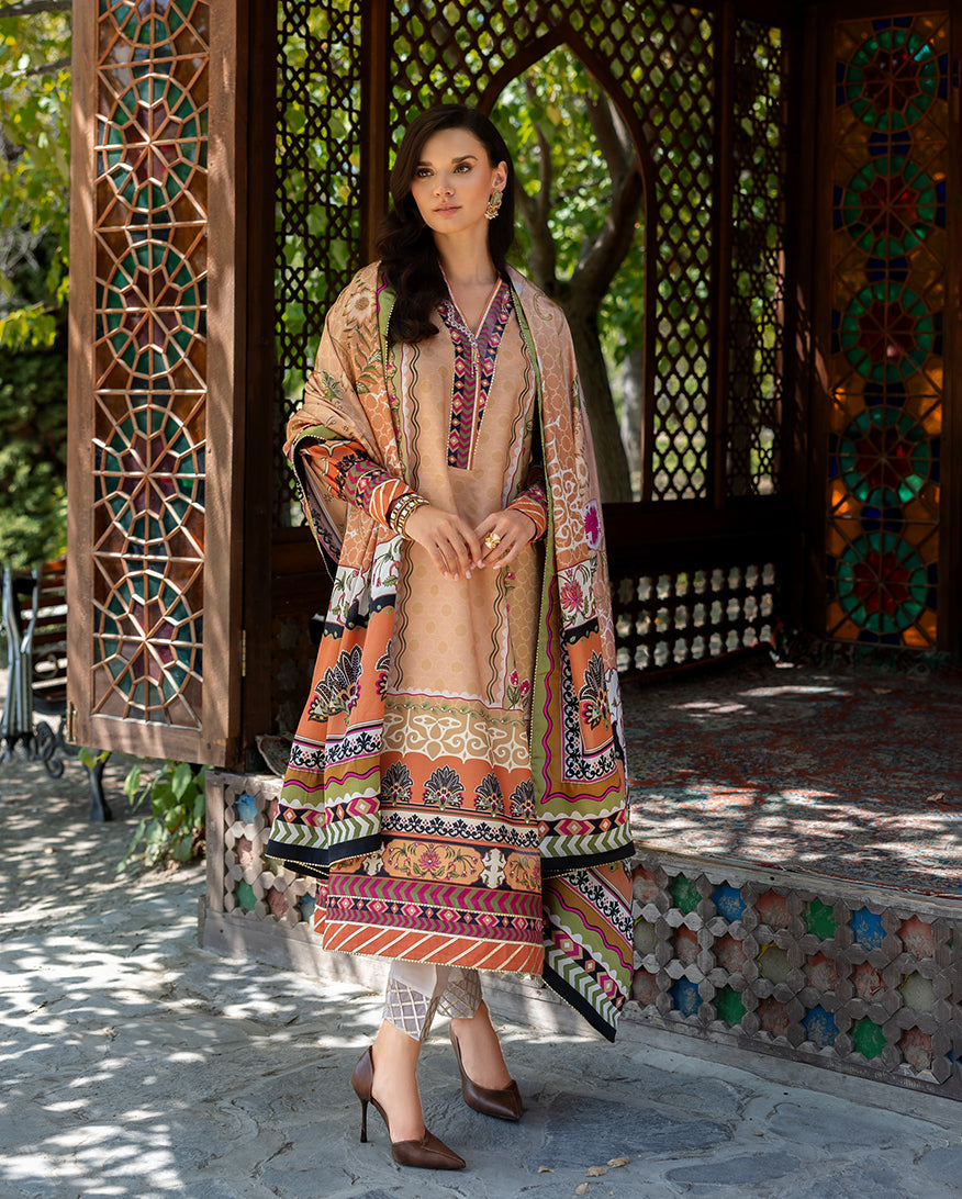 Mushq | Nirvana Printed Silk | Solara Crest, image 3