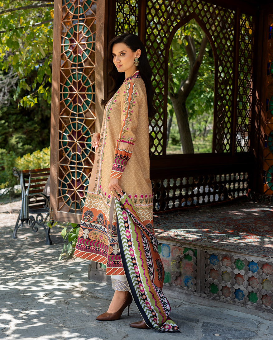 Mushq | Nirvana Printed Silk | Solara Crest, image 2