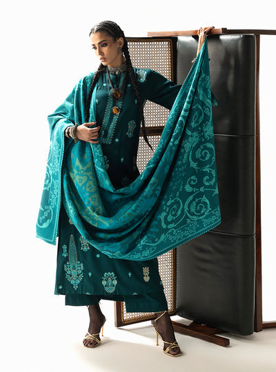 Zainab Chottani | Winter Shawl 25 | Kyana - D6, image 4