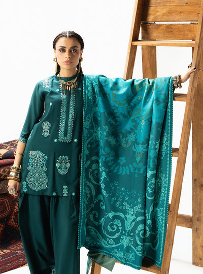 Zainab Chottani | Winter Shawl 25 | Kyana - D6, image 5