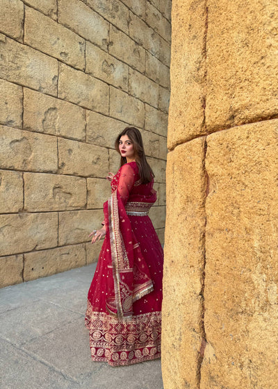 Daud Abbas | Formals Collection | Nazneen -  Daud Abbas Formal - Original Designer Dress - House of Maryam