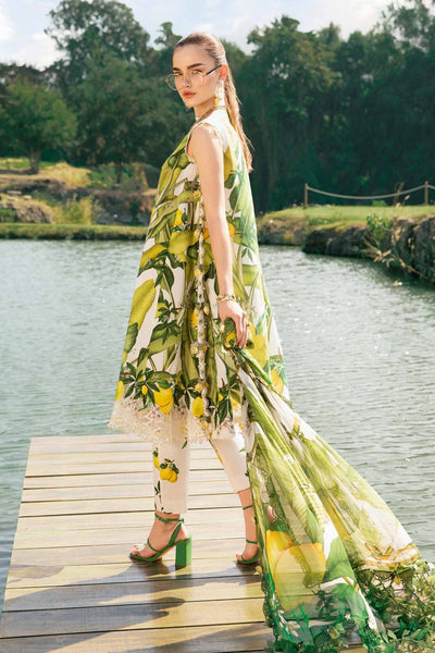 Maria B | M Prints 25 | MPT-2503-A -  Maria B Ladies Clothes - Original Designer Dress - House of Maryam