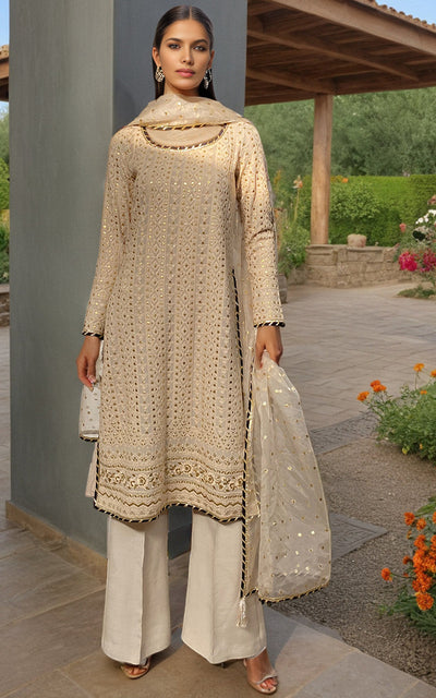 Threads and Motifs | Formal Dresses 25 | Embroidered Shirt With Trouser And Dupatta -  Threads and Motifs Ladies Clothes - Original Designer Dress - House of Maryam