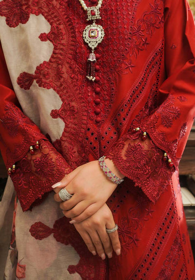 Zarqash | Tresor Luxury Lawn 24 | ZQT 007 ROSALINE -  Zarqash Luxury - Original Designer Dress - House of Maryam