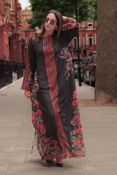 Erum Khan I Kaftan Edit I Moon Shadow -  Erum Khan Ladies Clothes - Original Designer Dress - House of Maryam