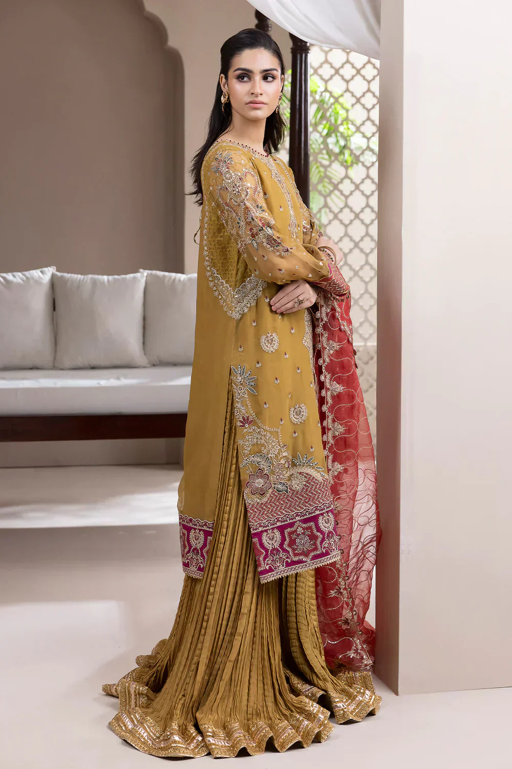 Baroque | Formals Collection | UF-411 -  Baroque Formal - Original Designer Dress - House of Maryam