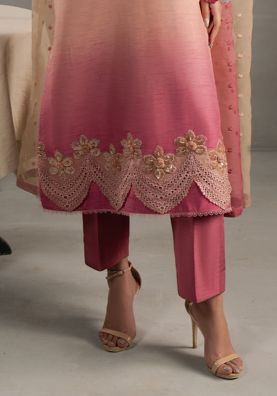 Zarqash | Silk Edit | ZQS 002 Rosèa -  Zarqash Ladies Clothes - Original Designer Dress - House of Maryam