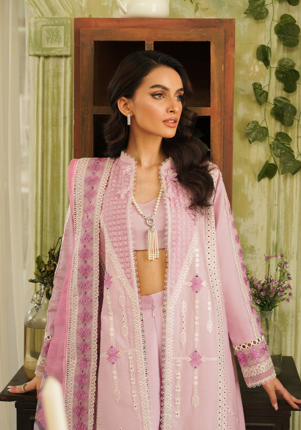 Zarqash | Tresor Luxury Lawn 24 | ZQT 001 FAYE by Zarqash - House of Maryam