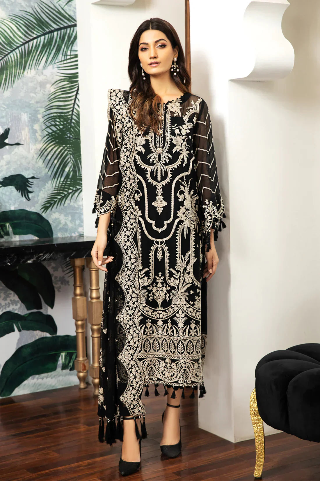 Alizeh | Formals Collection | Clara by Designer Alizeh - House of Maryam - Pakistani Designer Ethnic Wear in {{ shop.shopifyCountryName }}