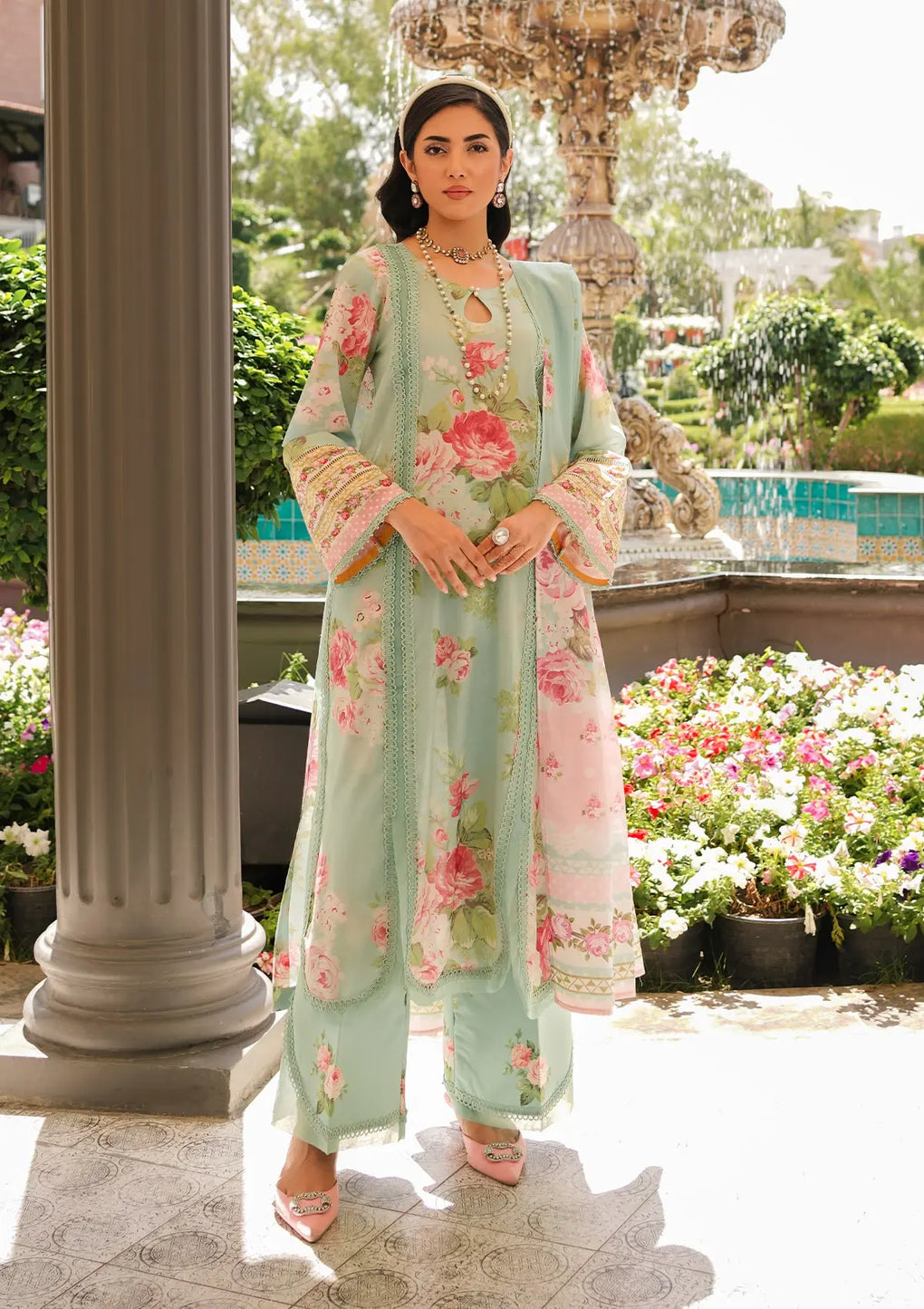 Elaf Premium | Printed Collection 24 | EEP-01A - Frostie -  Elaf Premium Casuals - Original Designer Dress - House of Maryam